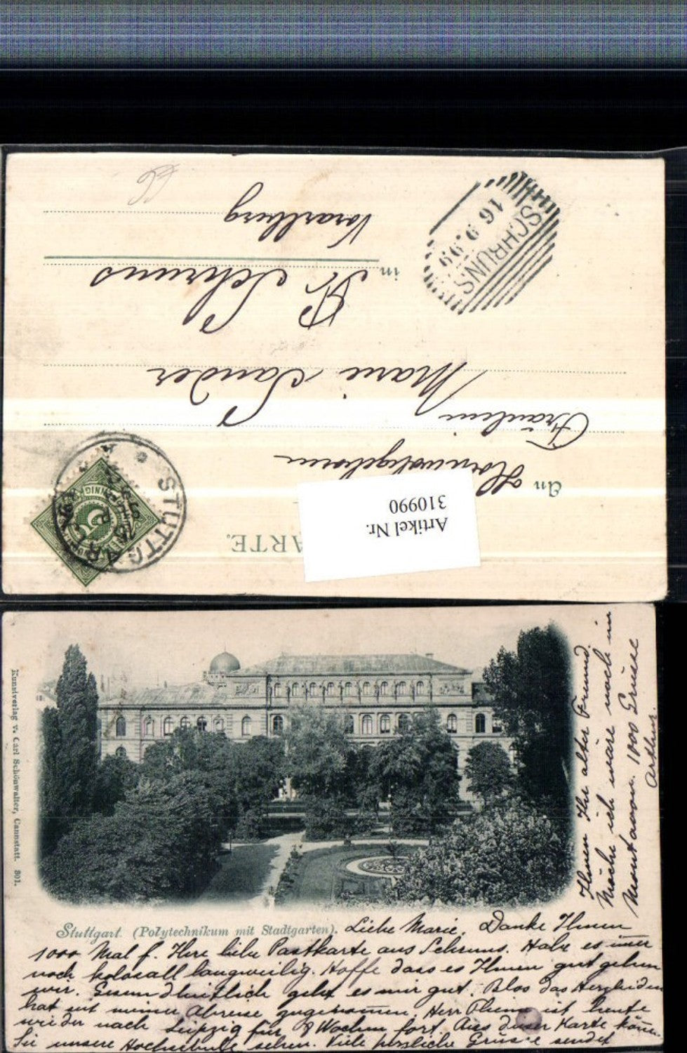 310990, Stuttgart Polytechnic School with City Garden