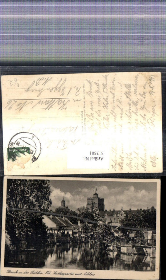 313501, Bruck an der Leitha, Leitha section with castle