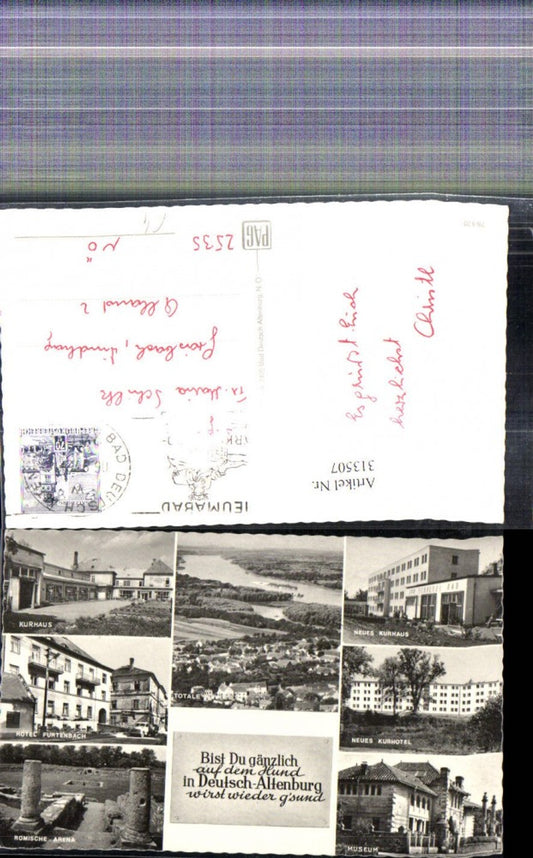 313507, Multi-image Ak Bad Deutsch Altenburg Roman Arena Kurhaus Totale Museum