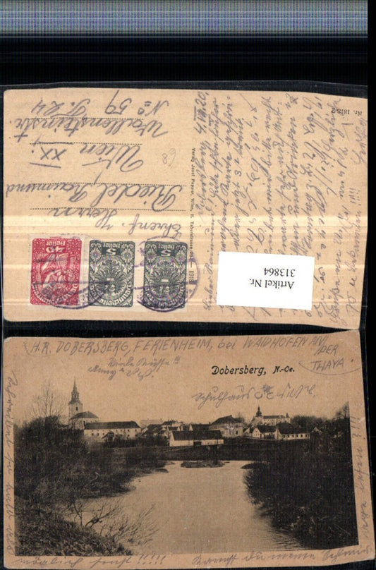 313864,Dobersberg an d. Thaya Teilansicht Kirche