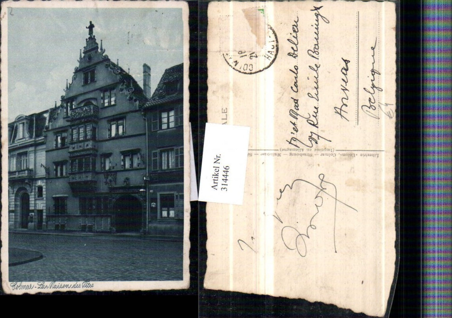 314446,Colmar La Maison des Tetes Erker