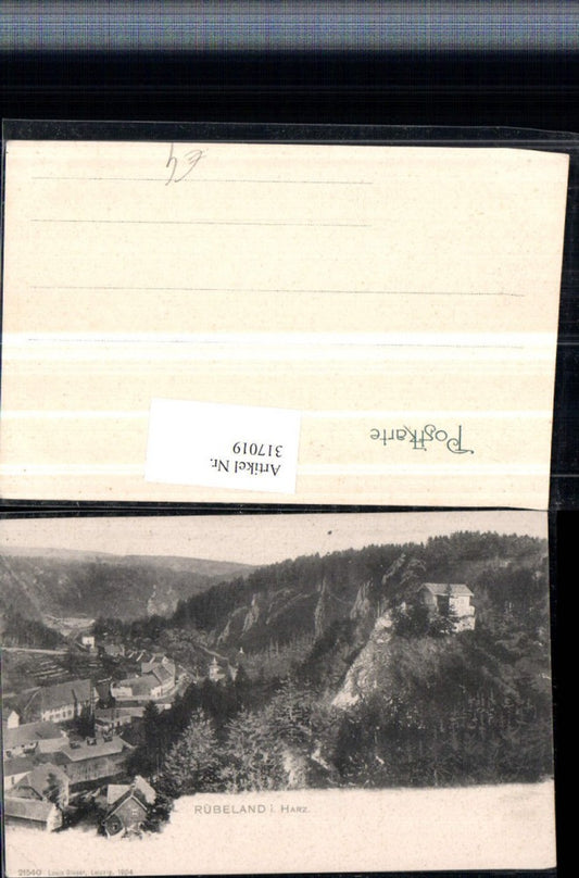 317019, Rübeland in the Harz Mountains, partial view