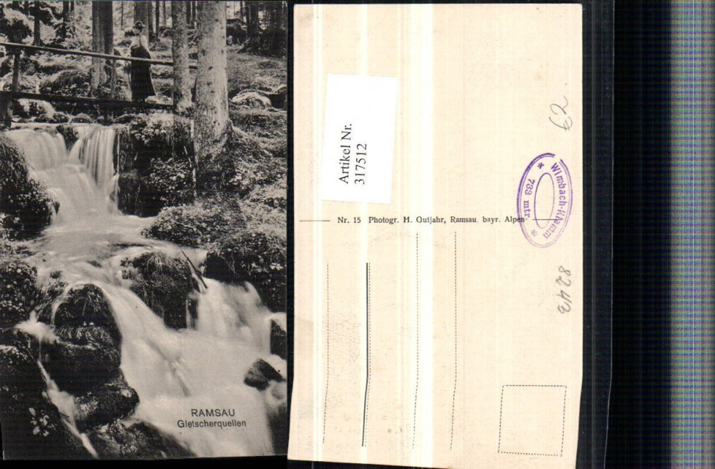 317512, Ramsau near Berchtesgaden, Glacier Springs Waterfall