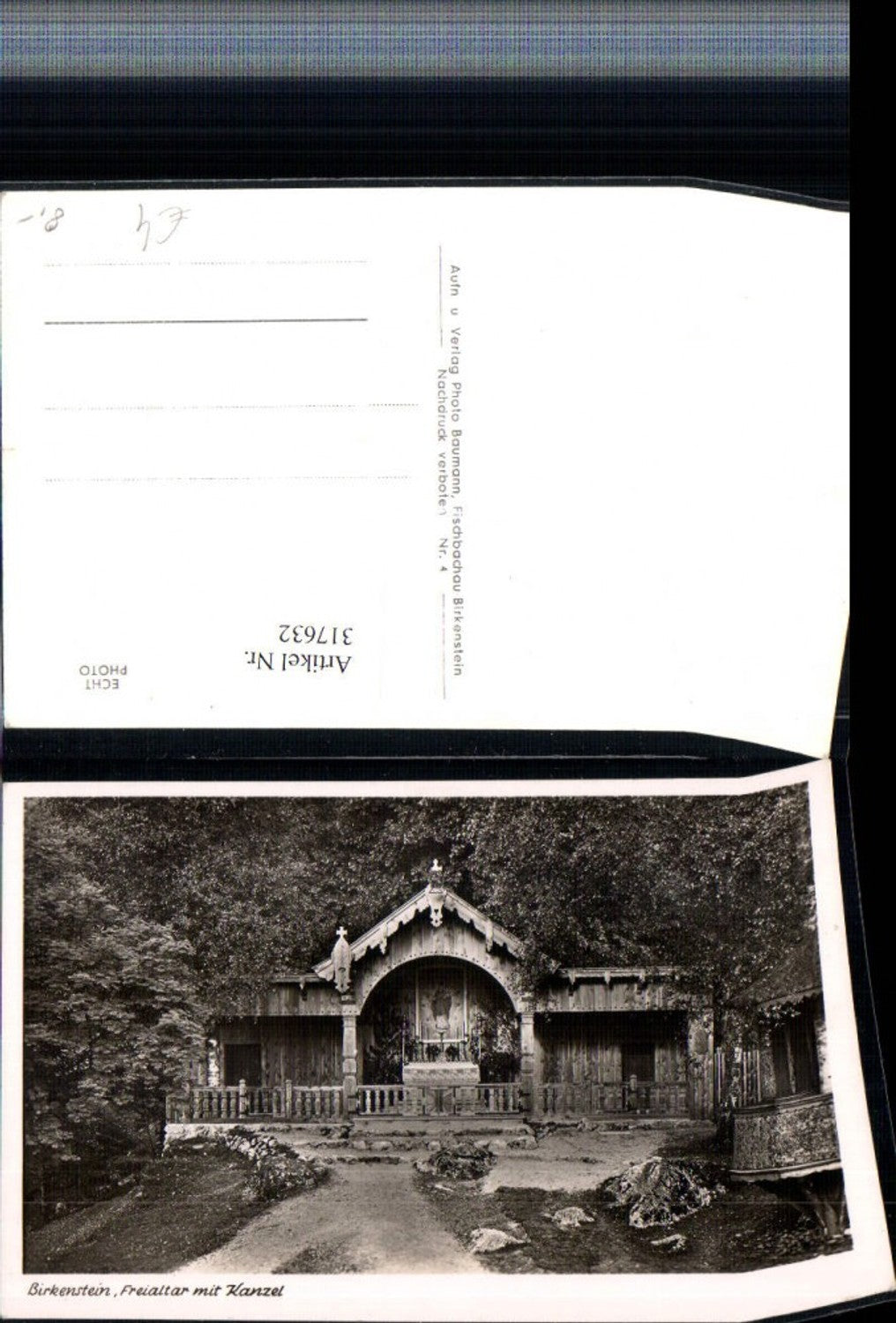 317632, Birkenstein open-air altar with pulpit