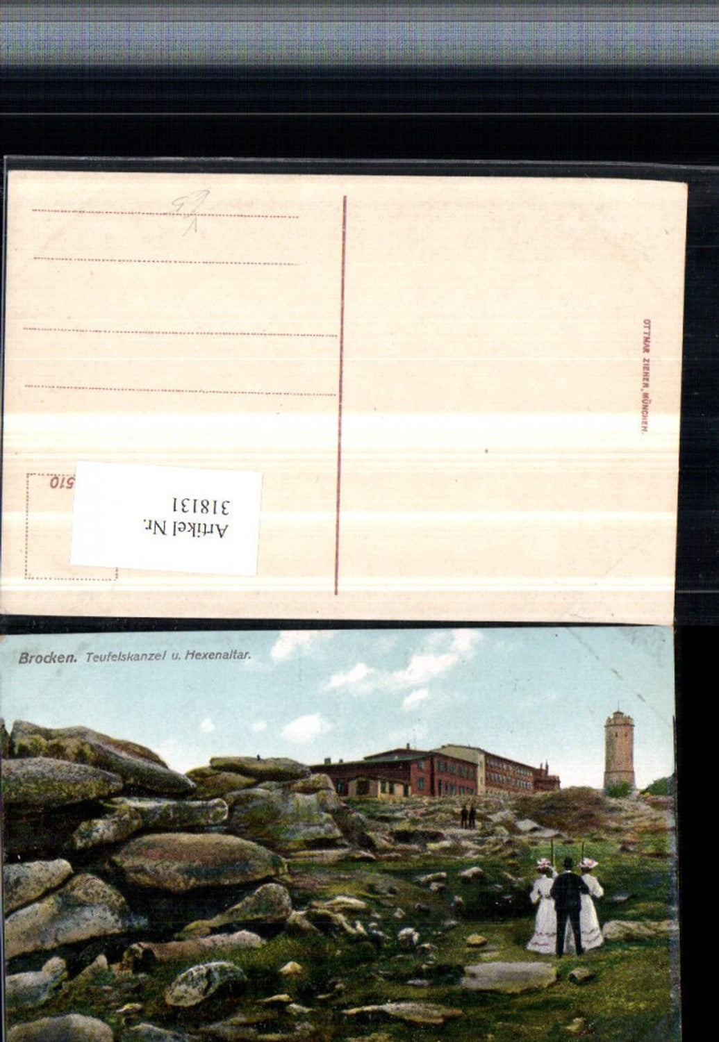 318131, Brocken near Wernigerode, Devil's Pulpit and Witches' Altar, Ottmar Zieher, 8510