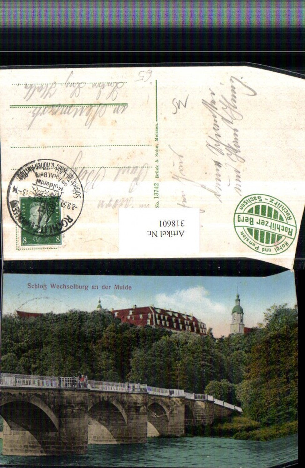 318601, Wechselburg Castle on the Mulde Bridge