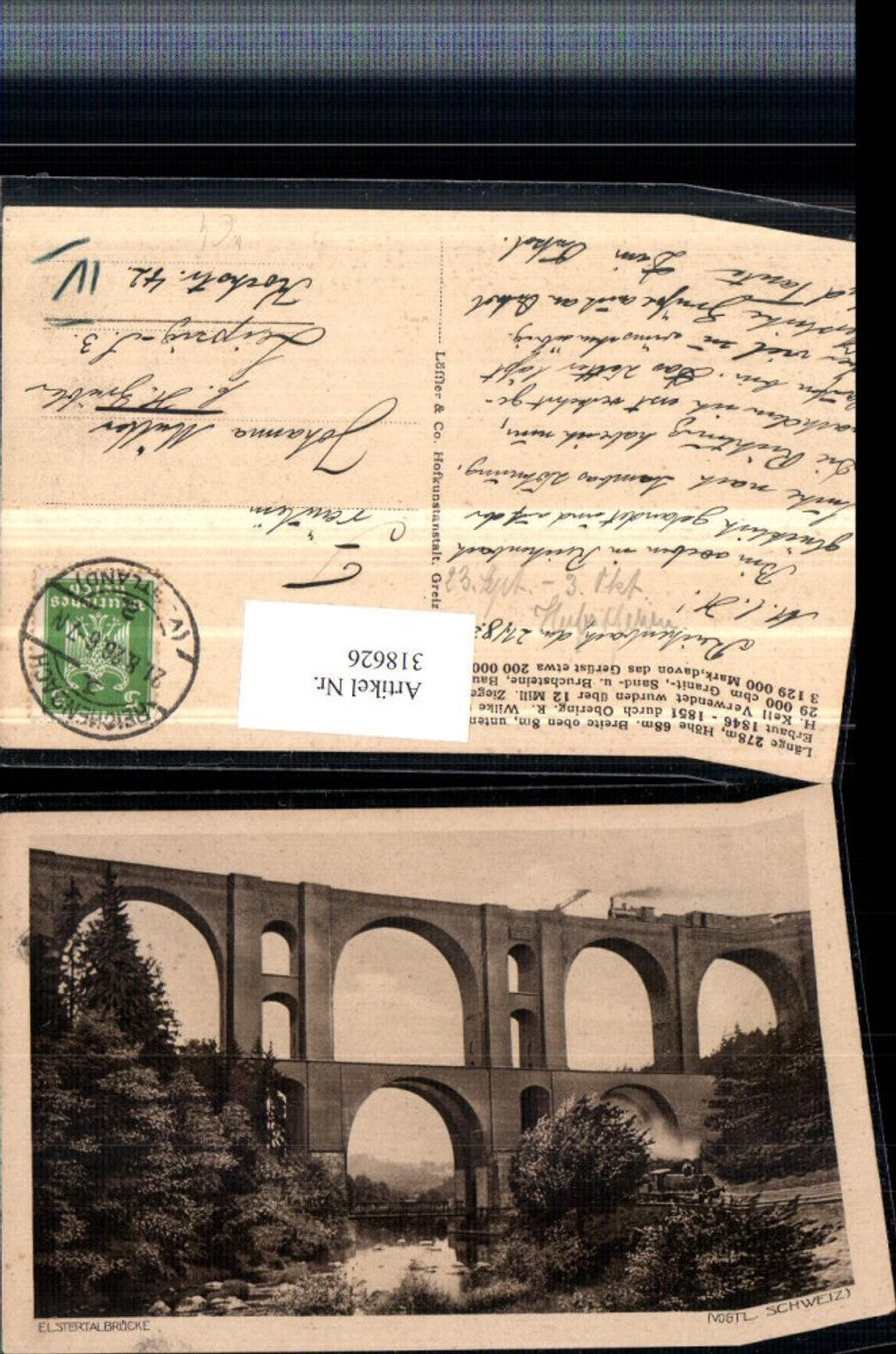 318626, Elstertal Bridge Viaduct near Jockera Pöhl