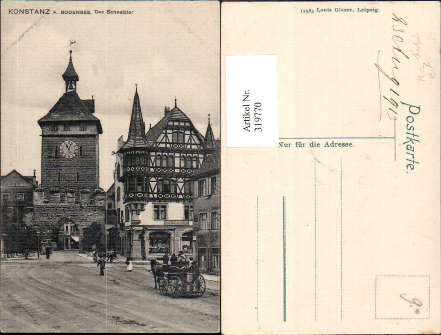 319770, Konstanz Schnetztor Tower Carriage