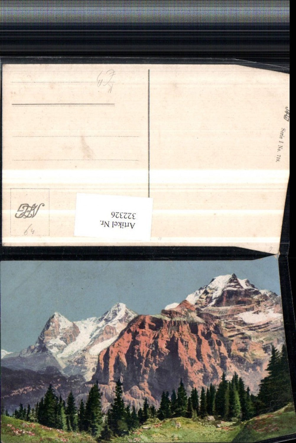 322326,Künstler AK Landschaft Bergkulisse