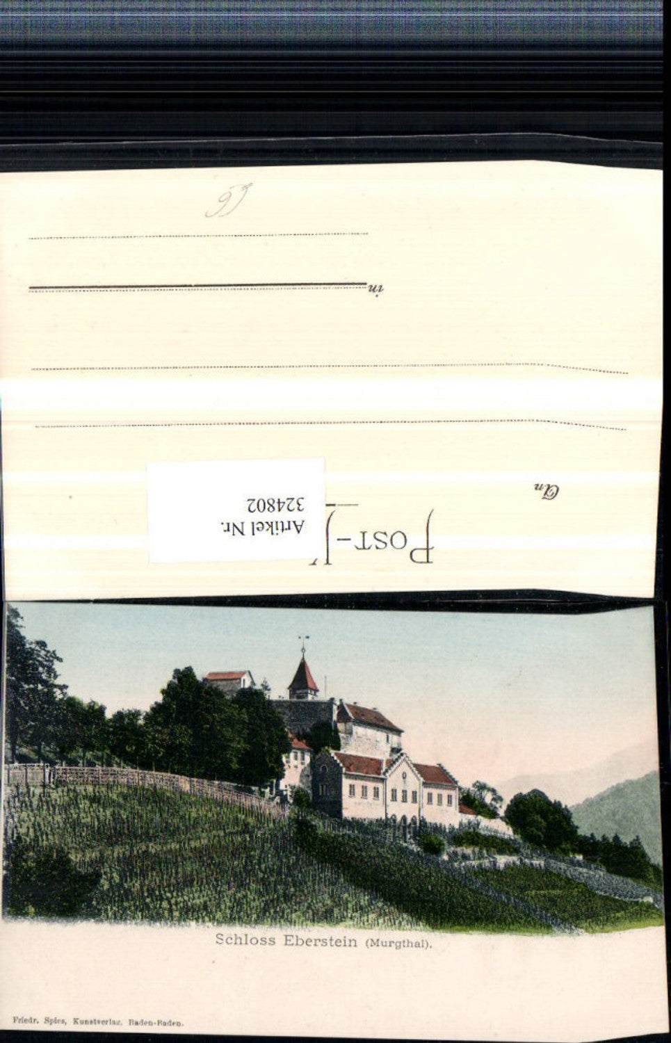 324802, Eberstein Castle in the Murg Valley near Gernsbach