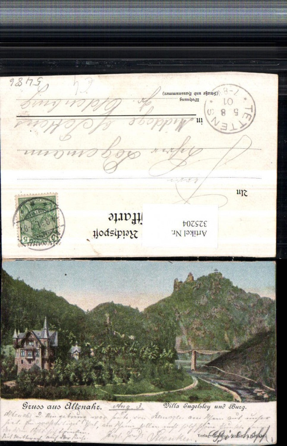 325204, Greetings from Altenahr Villa Engelsley and Castle