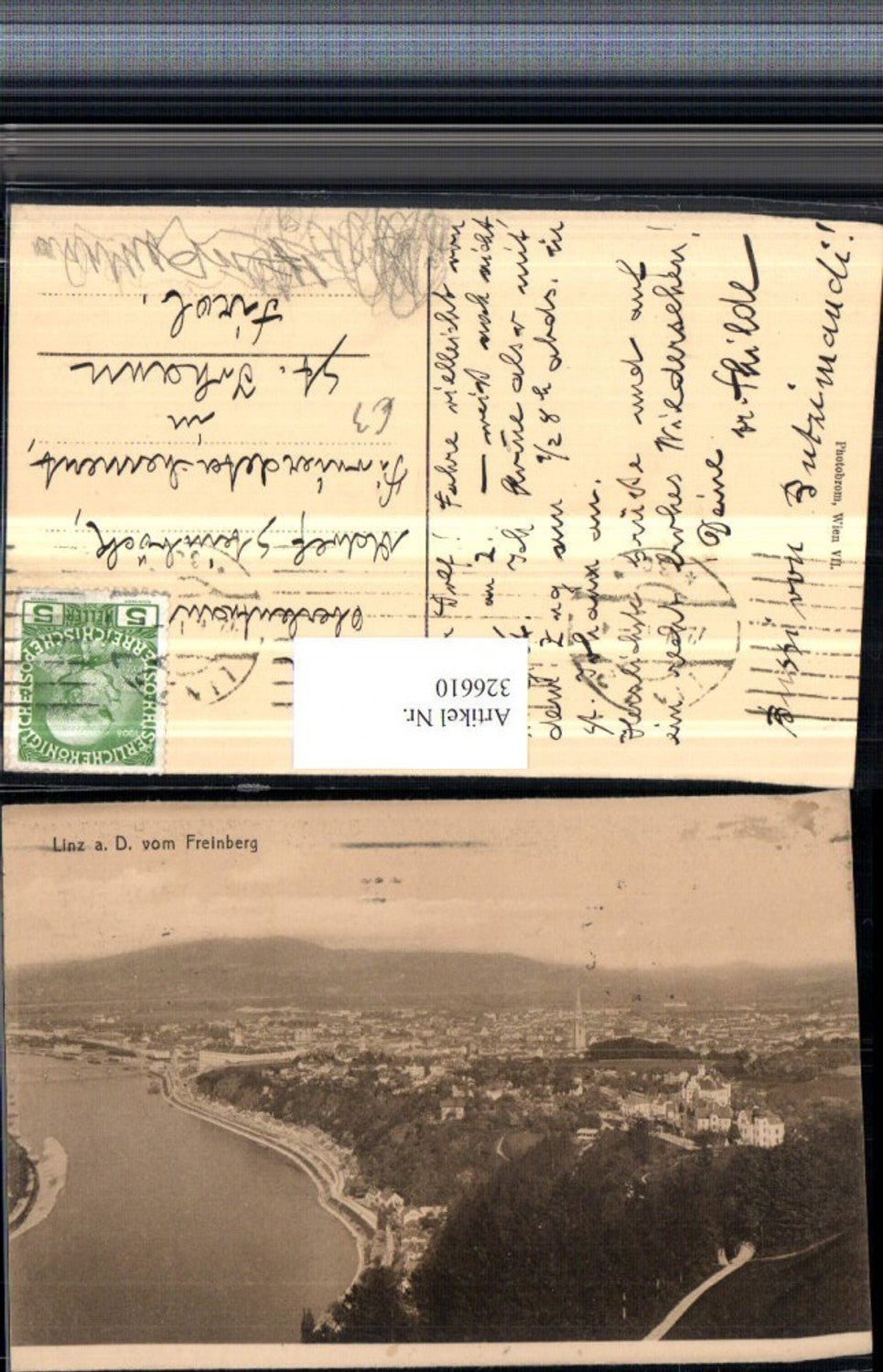 326610, Linz on the Danube, view from Freinberg