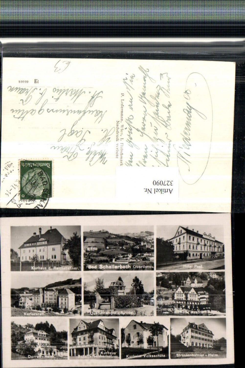 327090, Bad Schallerbach Total Kurhaus Hotel Post Quelle Kurheime Multiview Map
