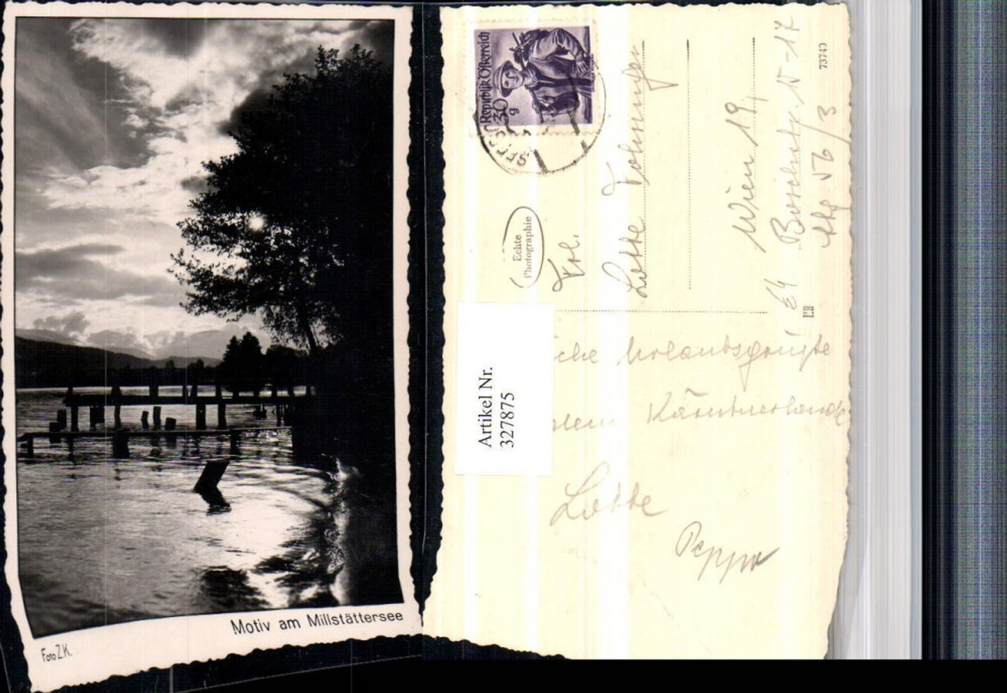 327875,Motif on Lake Millstättersee b. Millstatt bridge