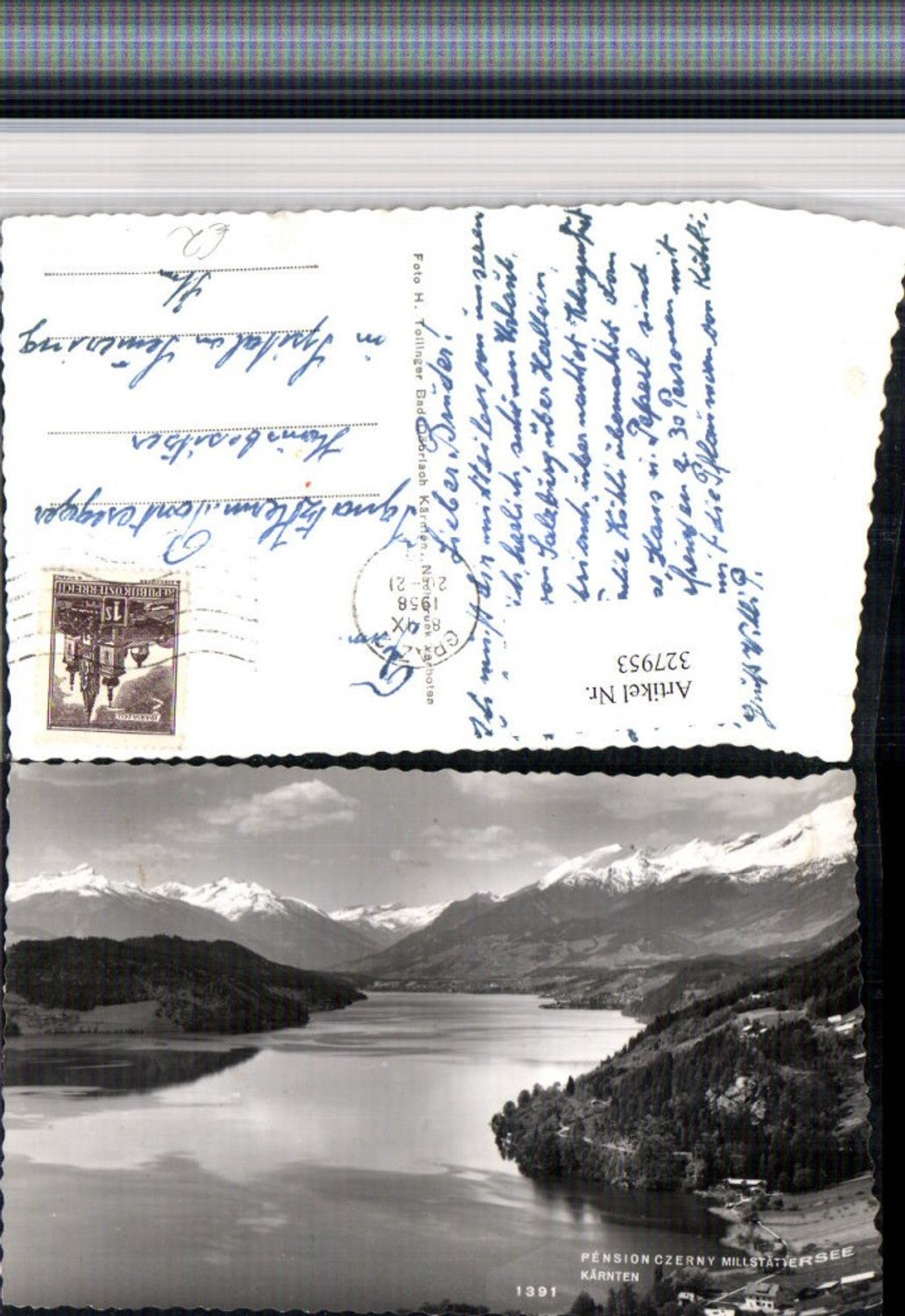 327953, Pension Czerny on Lake Millstatt, mountain scenery