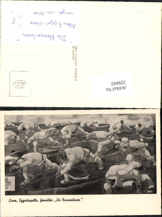 329692, Photo Ak Albin Egger Lienz The Nameless Lienz Egger Chapel Politics