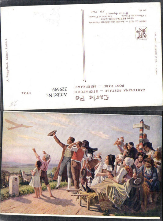 329699, Artist Ak Albert Bettannier The Bird of France Patriotism France History Politics Foreign Affairs