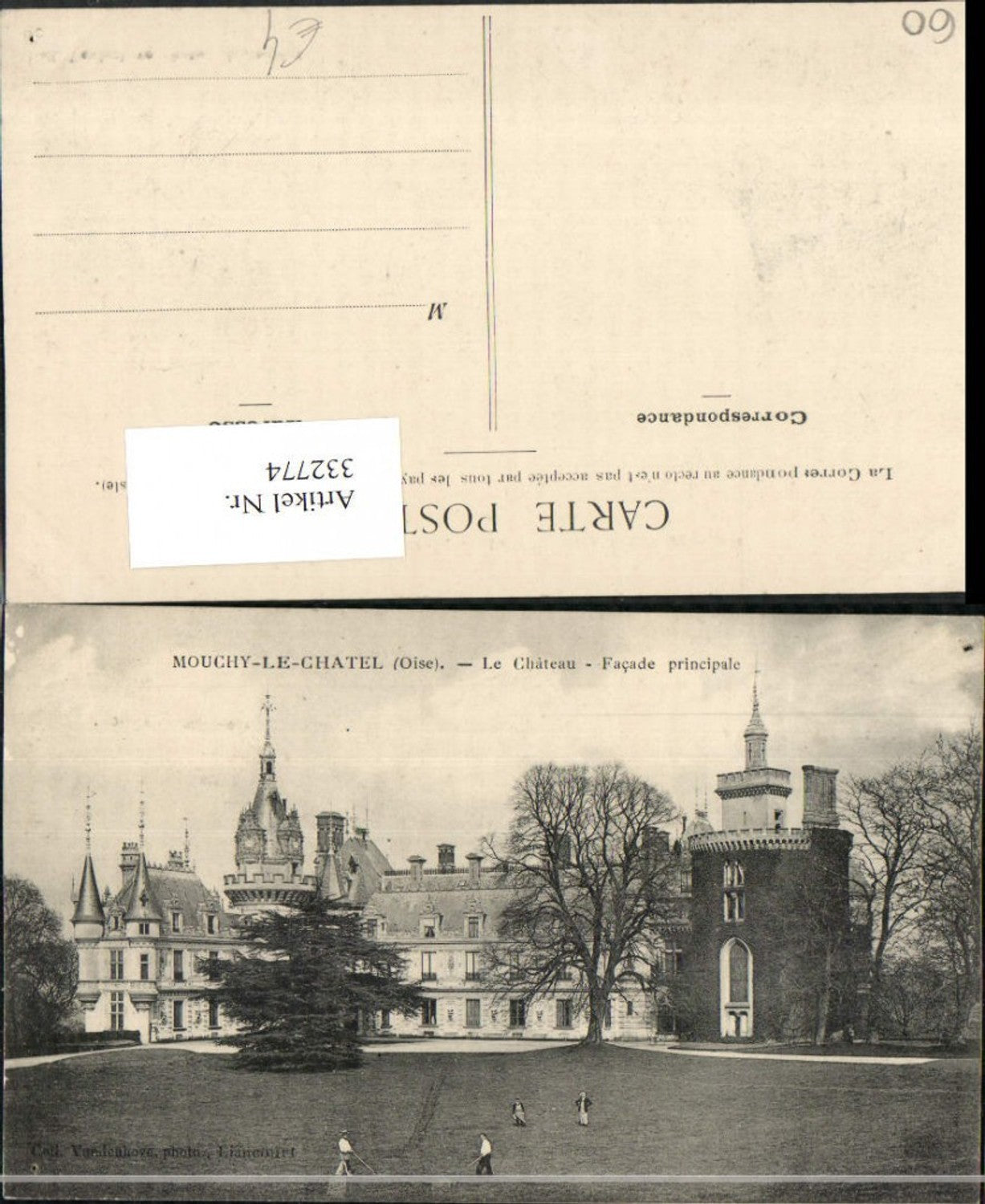 332774,Picardie Oise Mouchy-le-Chatel Le Chateau Castle
