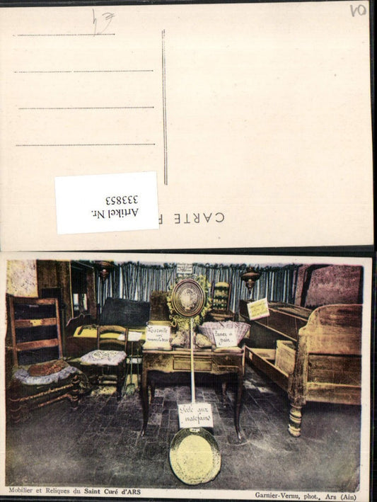 333853,Rhone-Alpes Ain Ars Mobilier et Reliques du Saint Cure Furniture