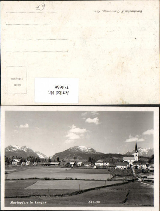 334666, Mariapfarr in Lungau, total mountain scenery