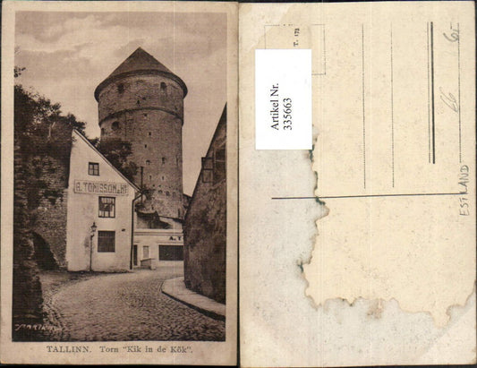 335663, Tallinn Torn Kik in de Kök Turm