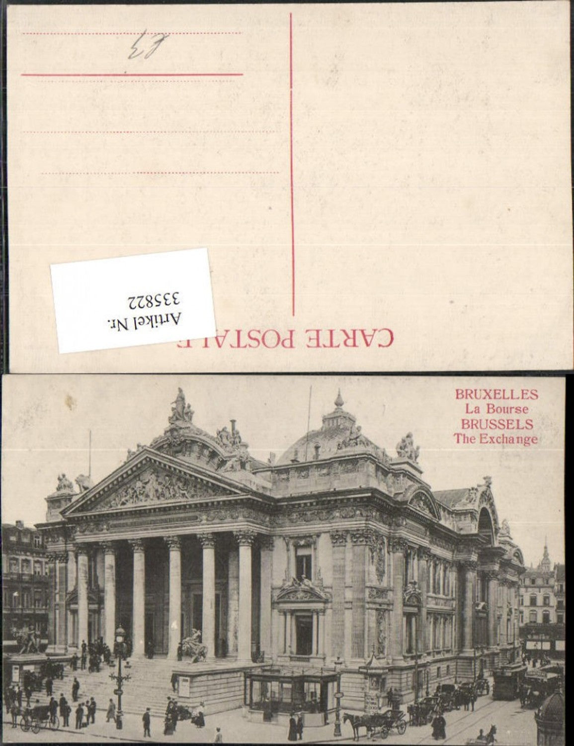 335822, Brussels, La Bourse (Stock Exchange Building)
