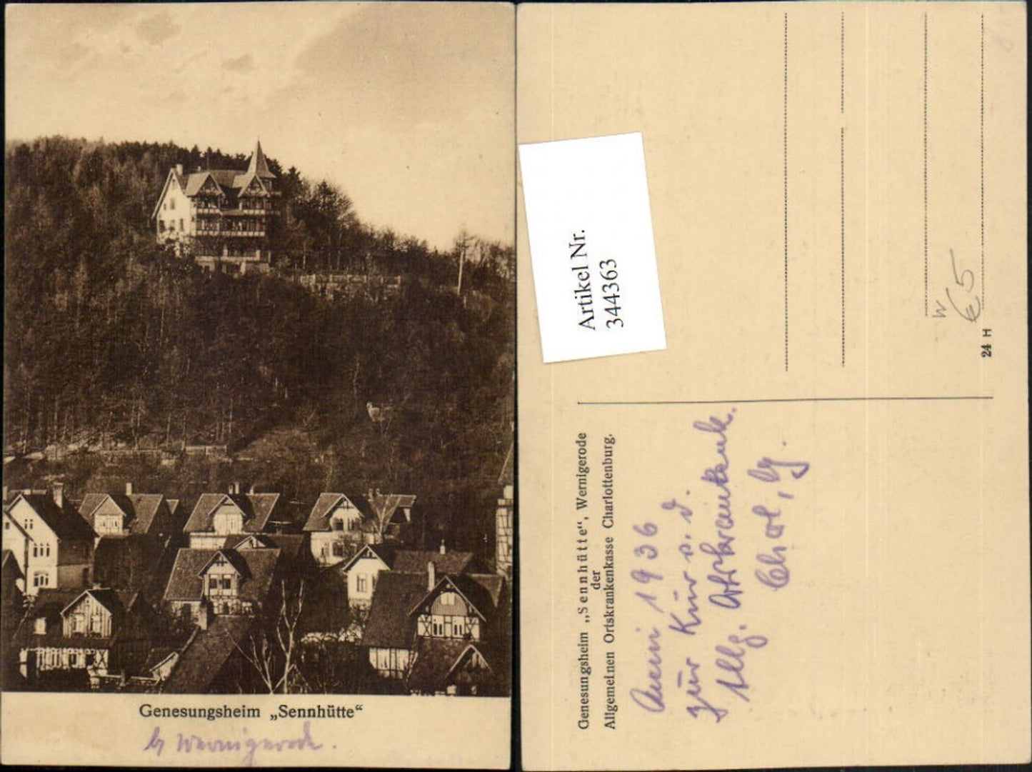 344363, Wernigerode Sennhütte Convalescent Home