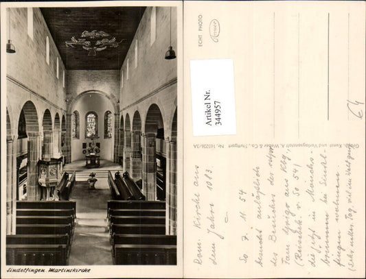 344957, Sindelfingen St. Martin's Church Interior view