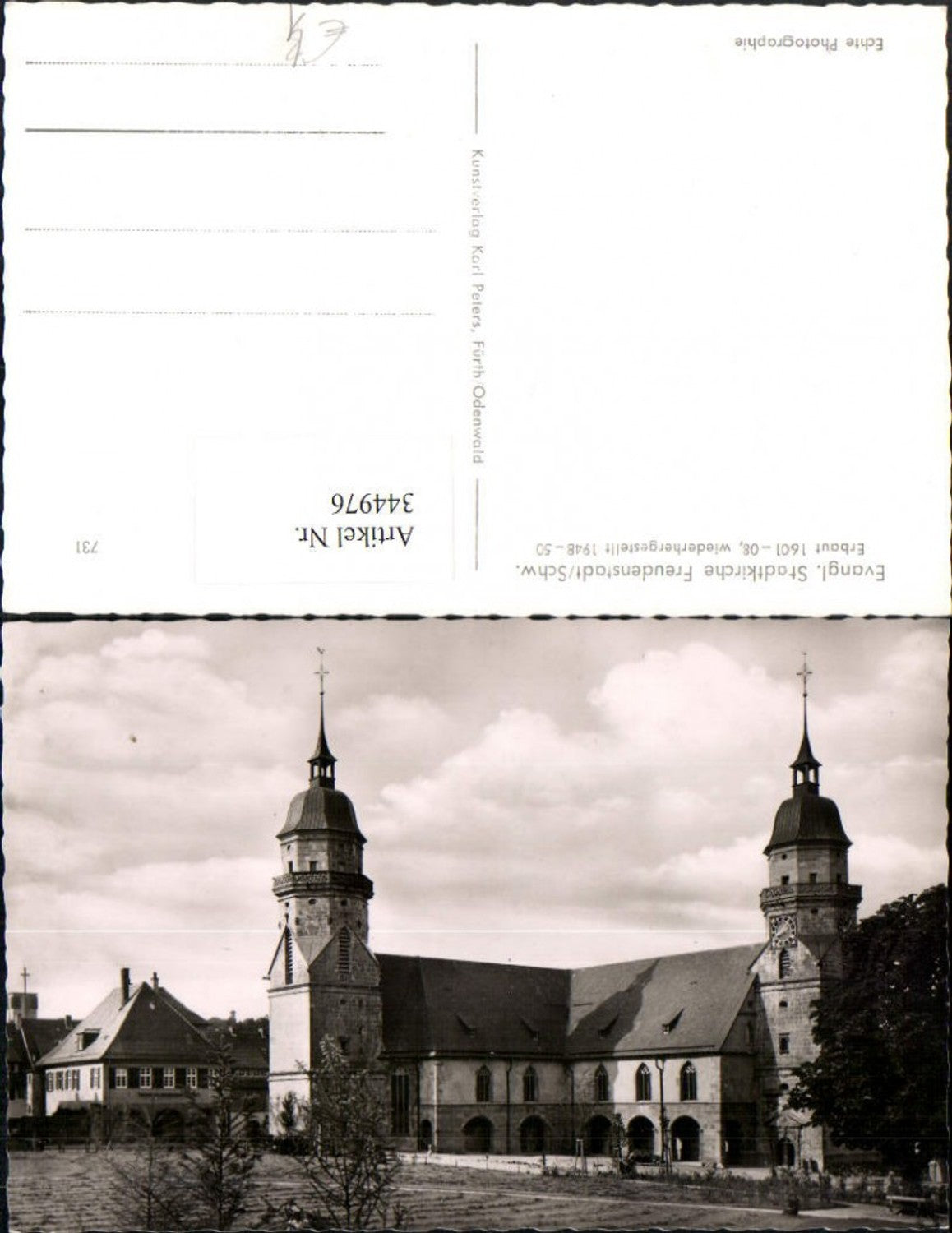 344976,Freudenstadt im Schwarzwald Evangelische Stadtkirche Kirche