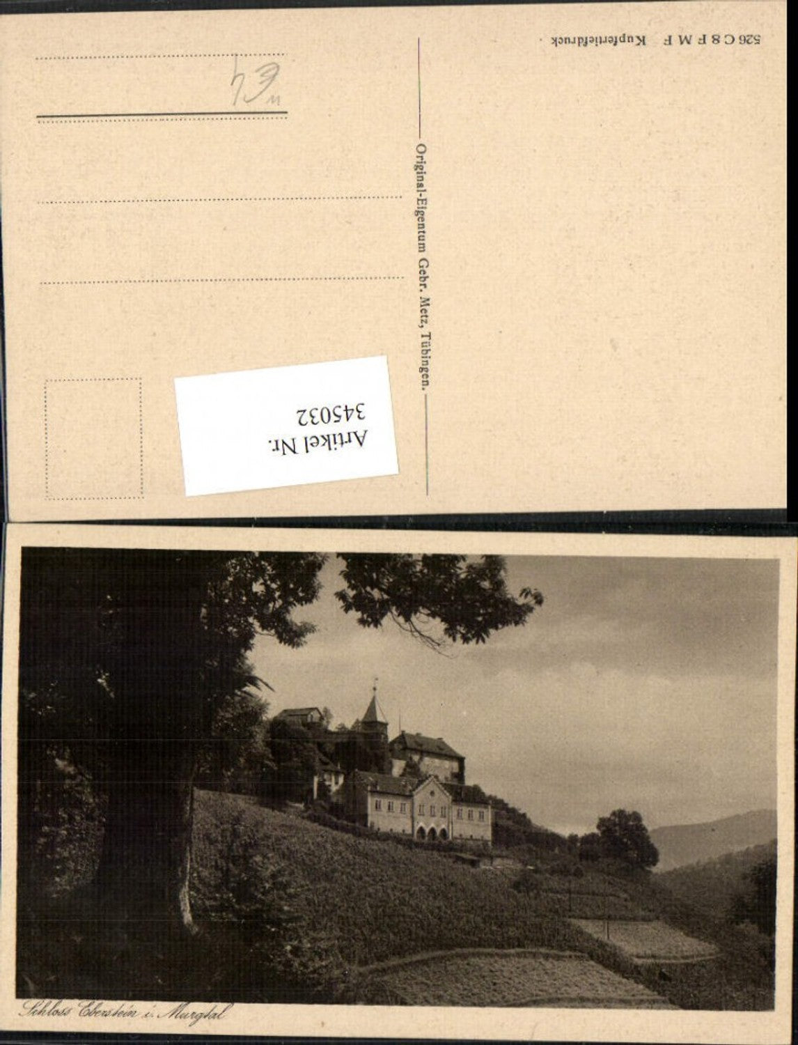 345032,Schloss Eberstein im Murgtal b. Gernsbach