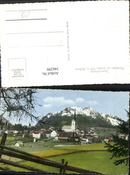 346299, Mariapfarr in Lungau, total mountain scenery