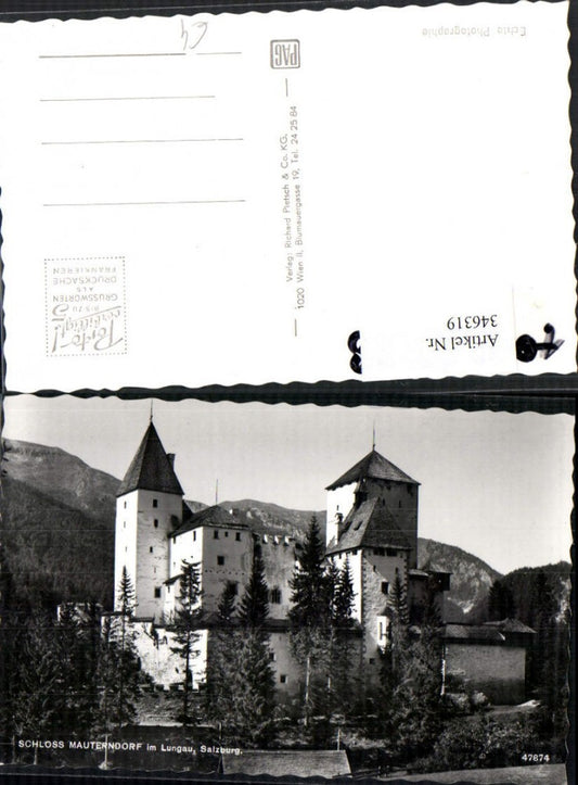 346319, Mauterndorf Castle in Lungau, mountain scenery