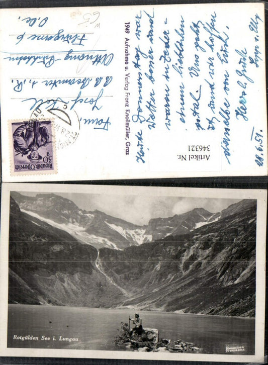 346321, Rotgüldensee Lake in Lungau near St. Michael, mountain scenery