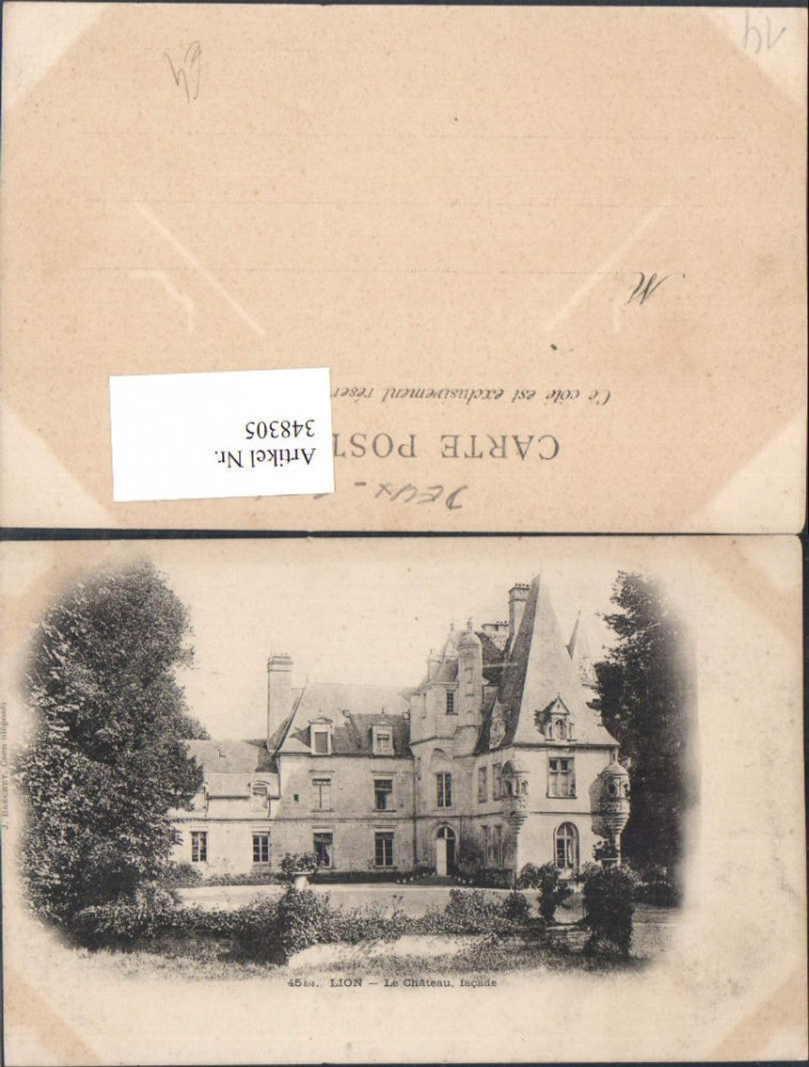 348305,Basse-Normandie Calvados Lion-sur-Mer Le Chateau Schloss
