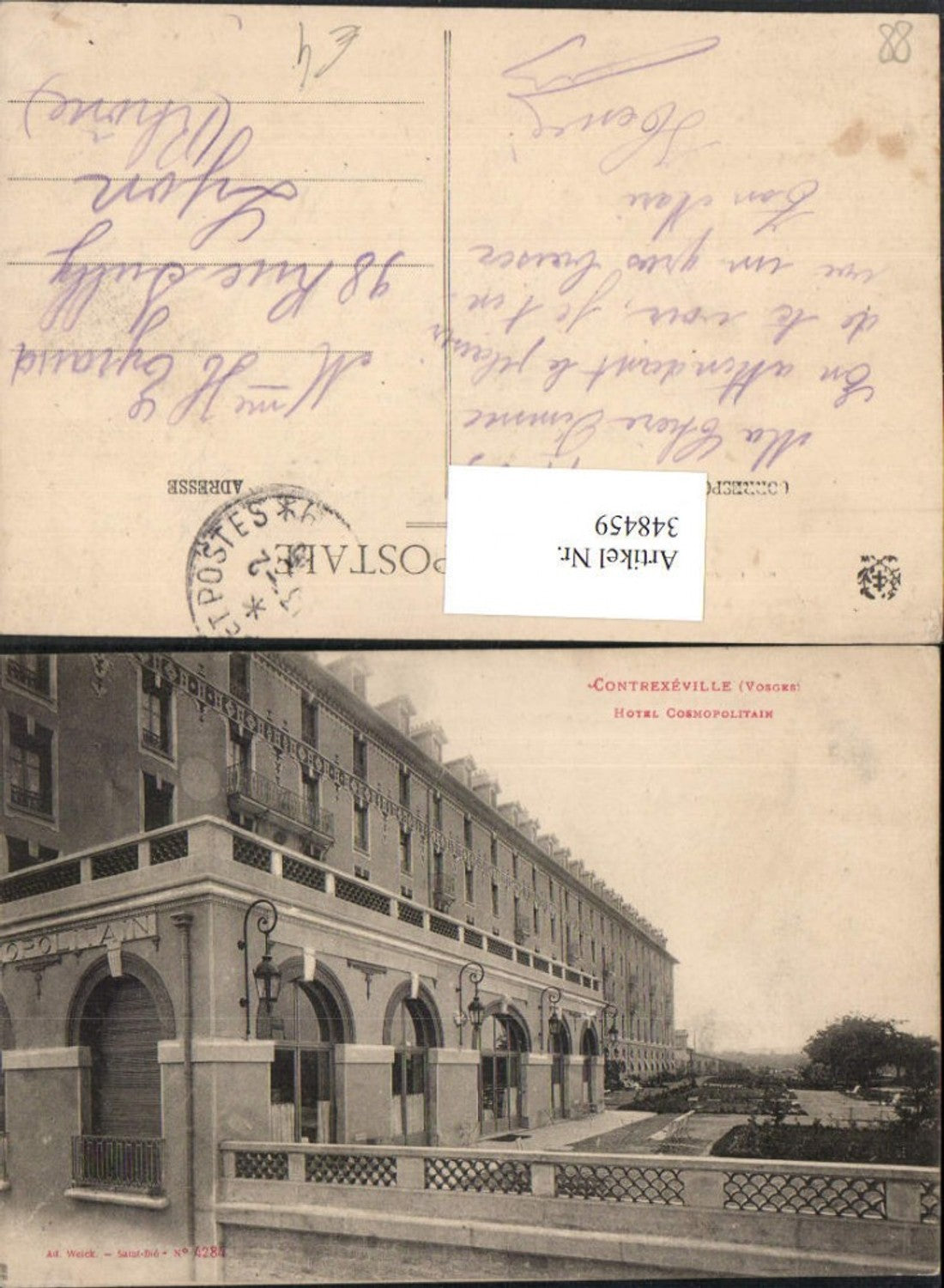 348459,Lorraine Vosges Contrexeville Hotel Cosmopolitan