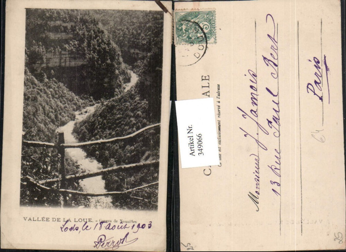 349066,Franche-Comte Doubs Vallee de la Loue Gorges de Nouailles