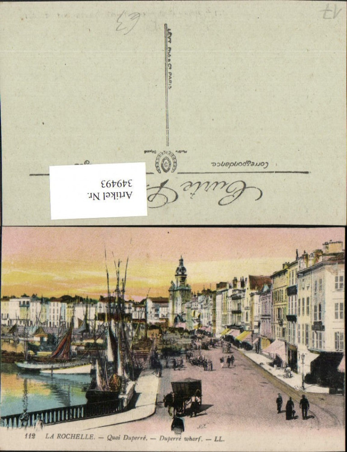 349493,Poitou-Charentes Charente-Maritime La Rochelle Quai Duperre harbor boats