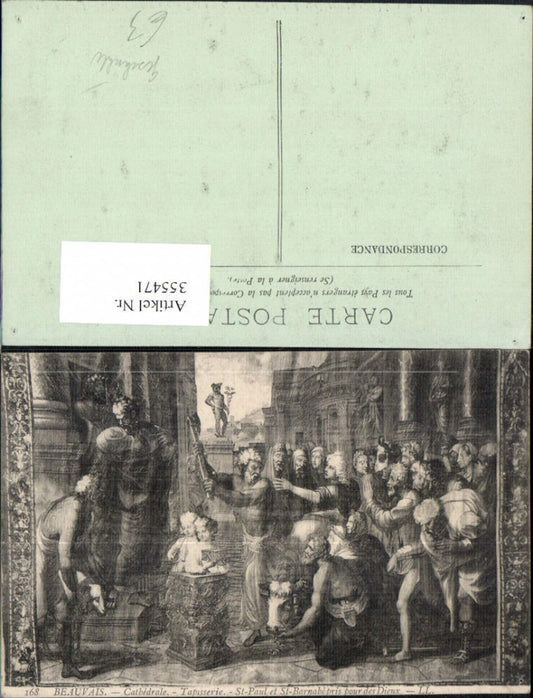 355471,Künstler Ak Beauvais Cathedrale Tapisserie St Paul et St-Barnabe pris pour des Dieux Geschichte