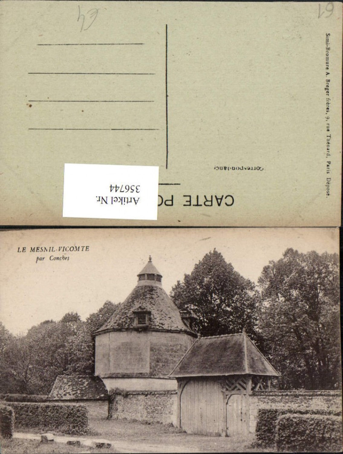 356744,Basse-Normandie Orne Le Mesnil-Vicomte par Conches