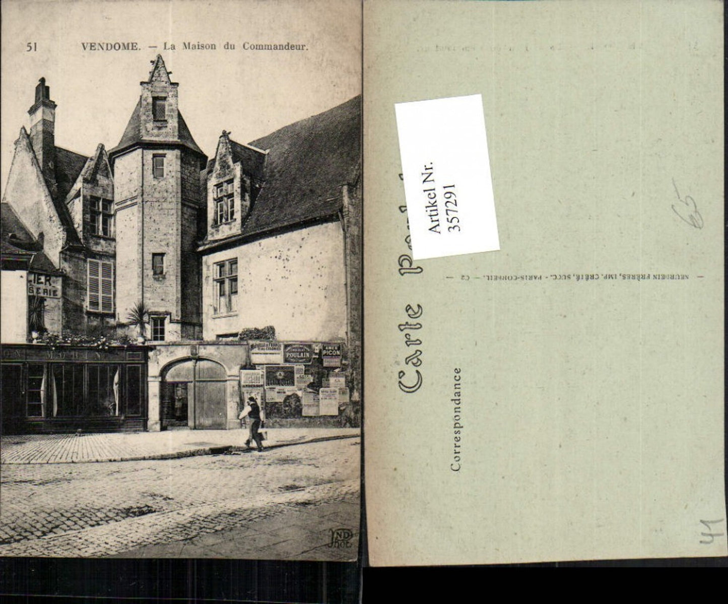 357291,Centre Loire-et-Cher Vendome La Maison du Commandeur Gebäude