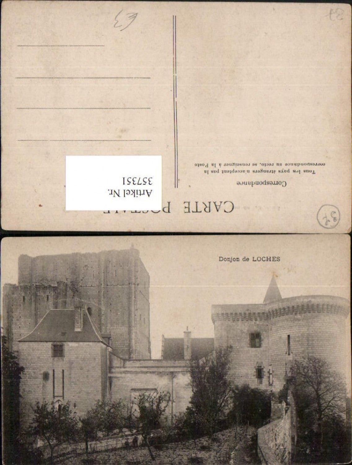 357351,Centre Indre-et-Loire Donjon de Loches Bergfried