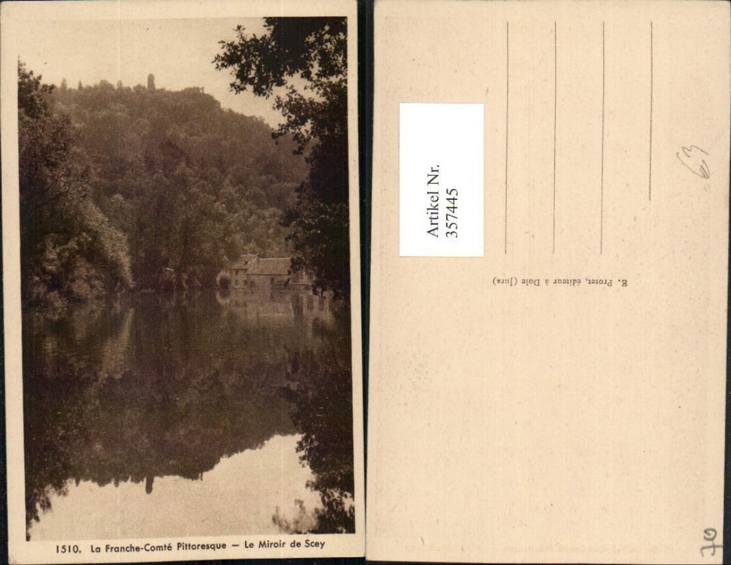 357445,Franche-Comte Haute-Saone Le Miroir de Scey See