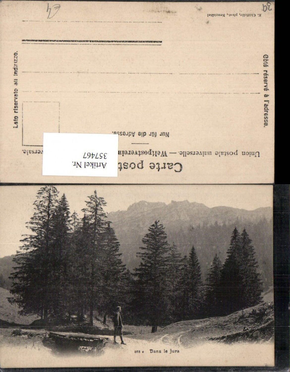 357467,Franche-Comte Jura Dans le Jura Bergkulisse