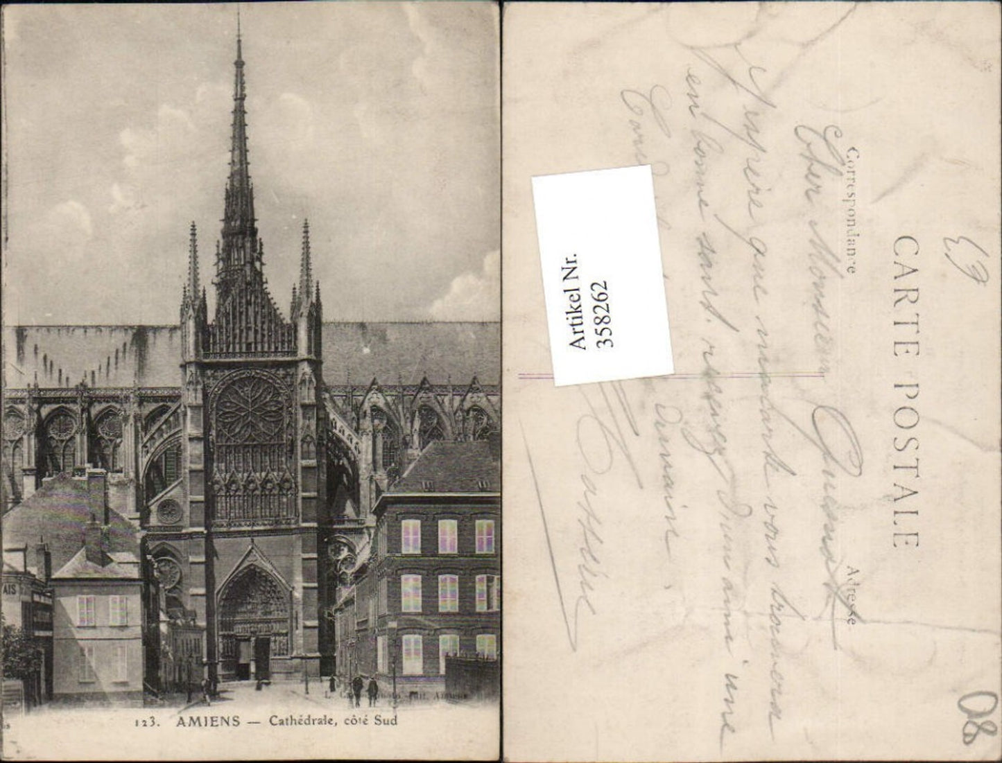 358262,Picardie Somme Amiens Cathedrale Kirche