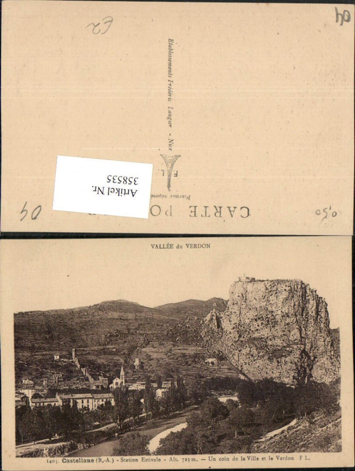 358535,Provence-Alpes-Cote-Azur Prov. Castellane long shot