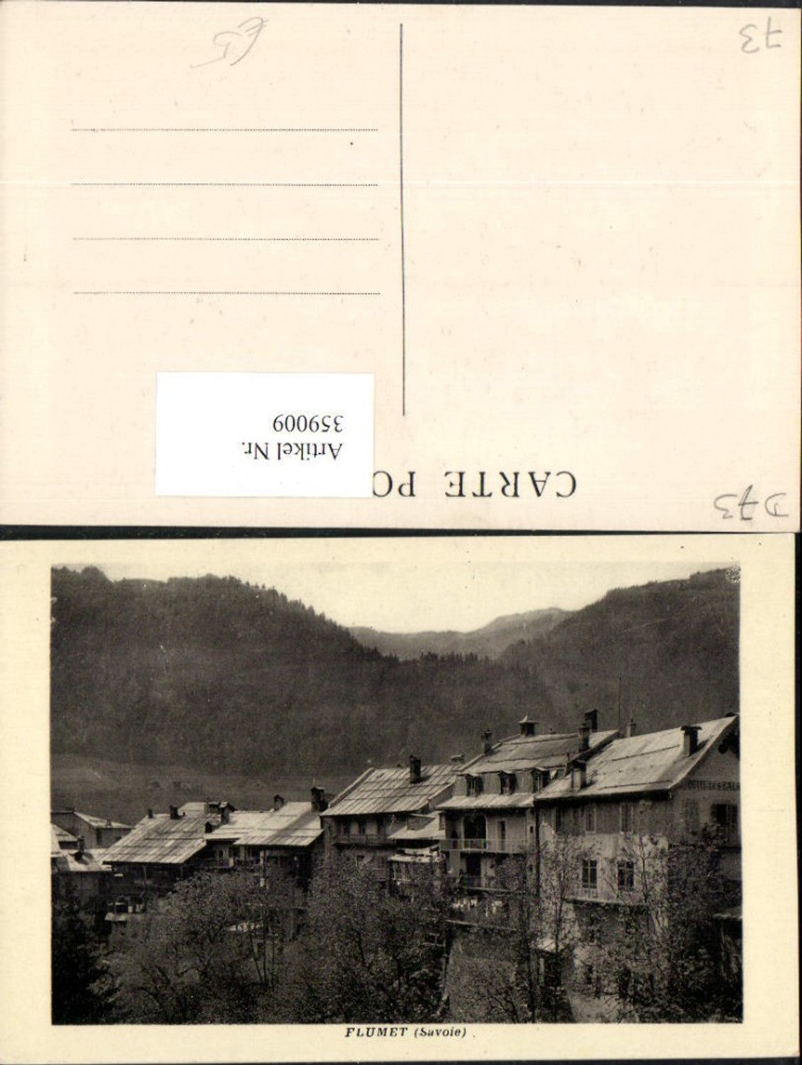 359009,Rhone-Alpes Savoie Flumet Partial view of the hotel