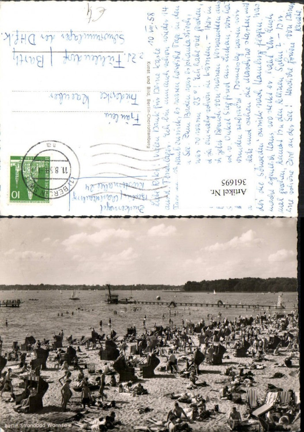361695, Berlin Wannsee lido, lakeside beach life