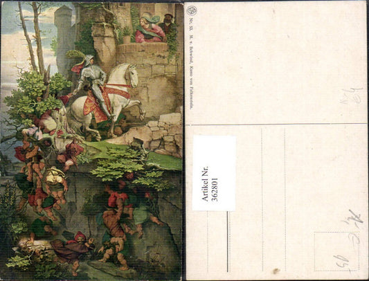 362801, Artist Ak M. v. Schwind Kuno von Falkenstein Knight