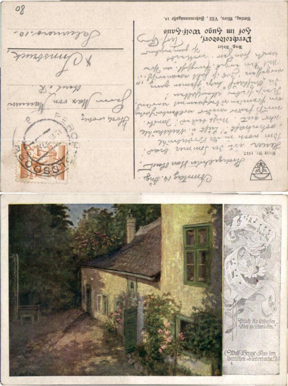 62901,Dt Schulverein 1317 wolf Heuse Liederbuch