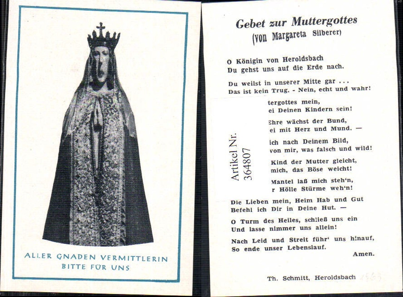 Alte Ansichtskarte – Old Postcard